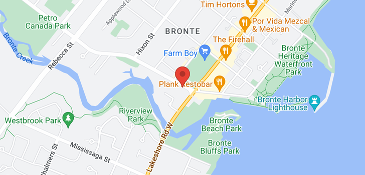 map of 1 -  120 Bronte Road